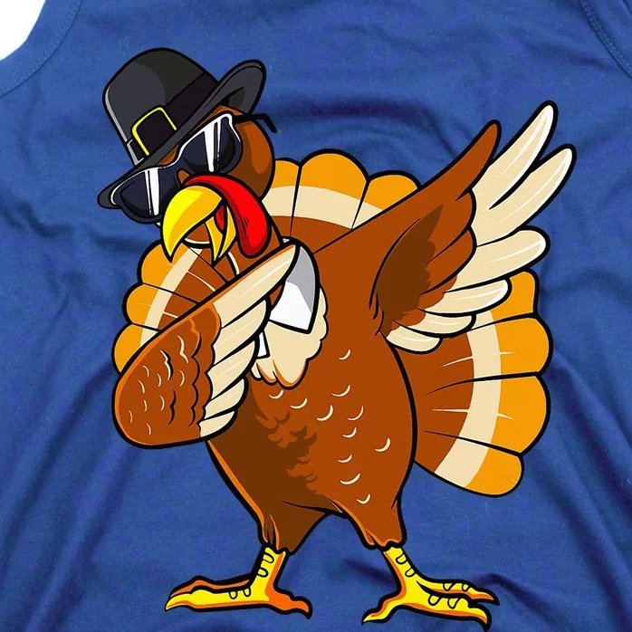 Dabbing Turkey Thanksgiving Day Gifts Pilgrim Tank Top