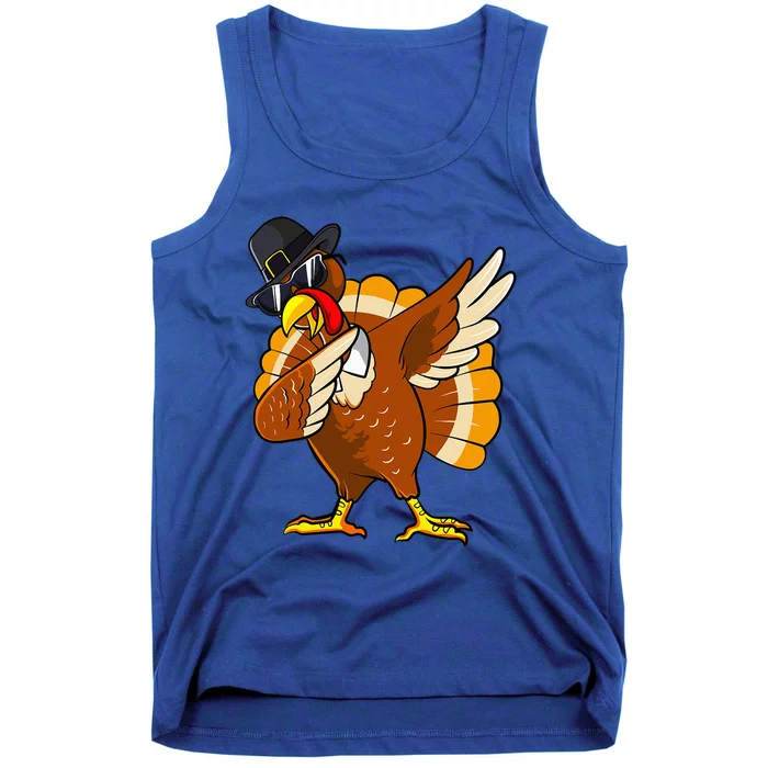 Dabbing Turkey Thanksgiving Day Gifts Pilgrim Tank Top