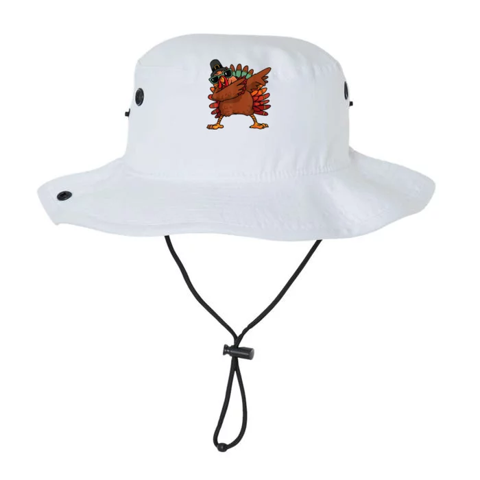 Dabbing Turkey Thanksgiving Day Pilgrim Funny Dab Legacy Cool Fit Booney Bucket Hat