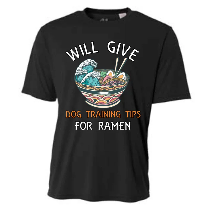 Dog Training Tips Ra Wave Funny For Dog Trainer Meaningful Gift Cooling Performance Crew T-Shirt