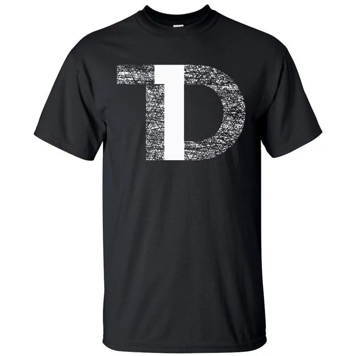 Distressed T1D Type One Diabetes Awareness Tall T-Shirt