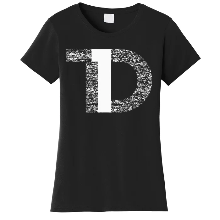 Distressed T1D Type One Diabetes Awareness Women's T-Shirt