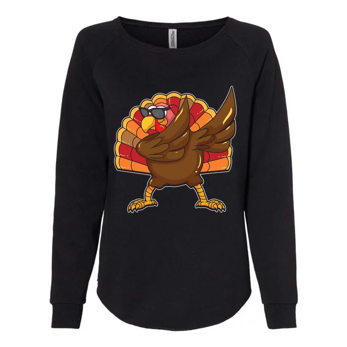 Dabbing Turkey Thanksgiving Cool Gift Womens California Wash Sweatshirt