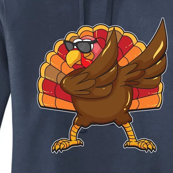 Dabbing Turkey Thanksgiving Cool Gift Women's Pullover Hoodie