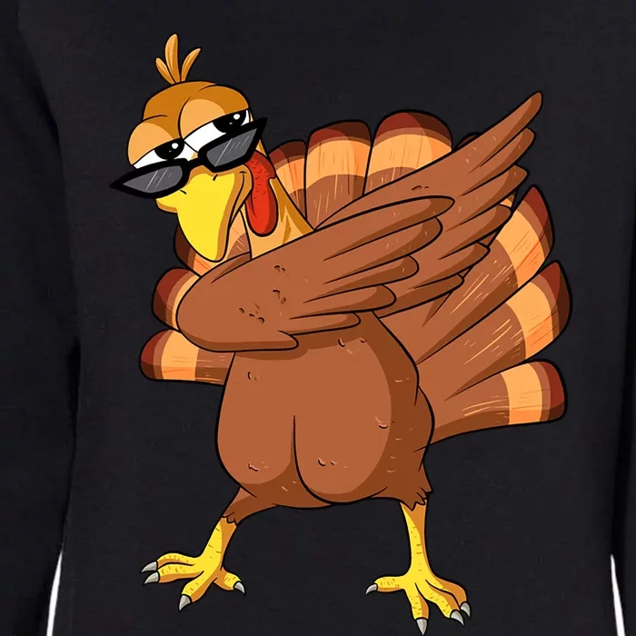 Dabbing Turkey Thanksgiving Day Celebration Pilgrim Turkey Funny Gift Womens California Wash Sweatshirt