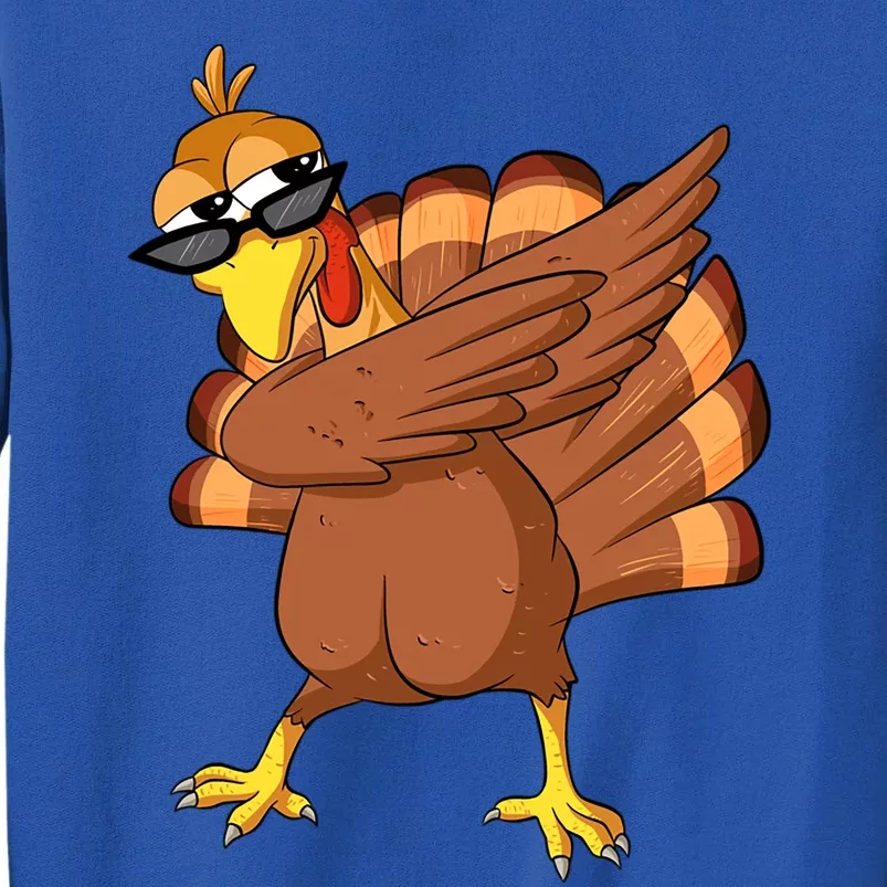 Dabbing Turkey Thanksgiving Day Celebration Pilgrim Turkey Funny Gift Sweatshirt