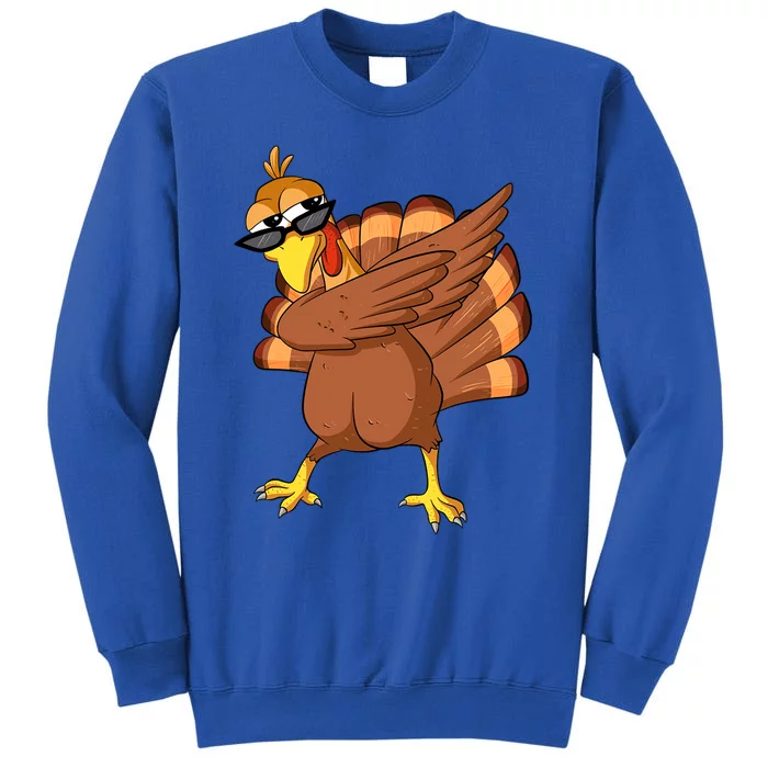 Dabbing Turkey Thanksgiving Day Celebration Pilgrim Turkey Funny Gift Sweatshirt