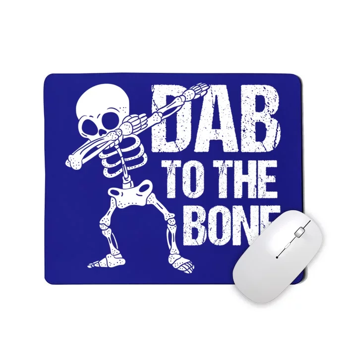 Dab To The Bone Dancing Skeleton Costume Funny Halloween Gift Mousepad