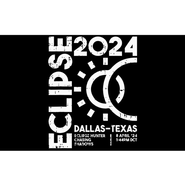 Dallas Texas Total Solar Eclipse April 8 2024 Totality Bumper Sticker