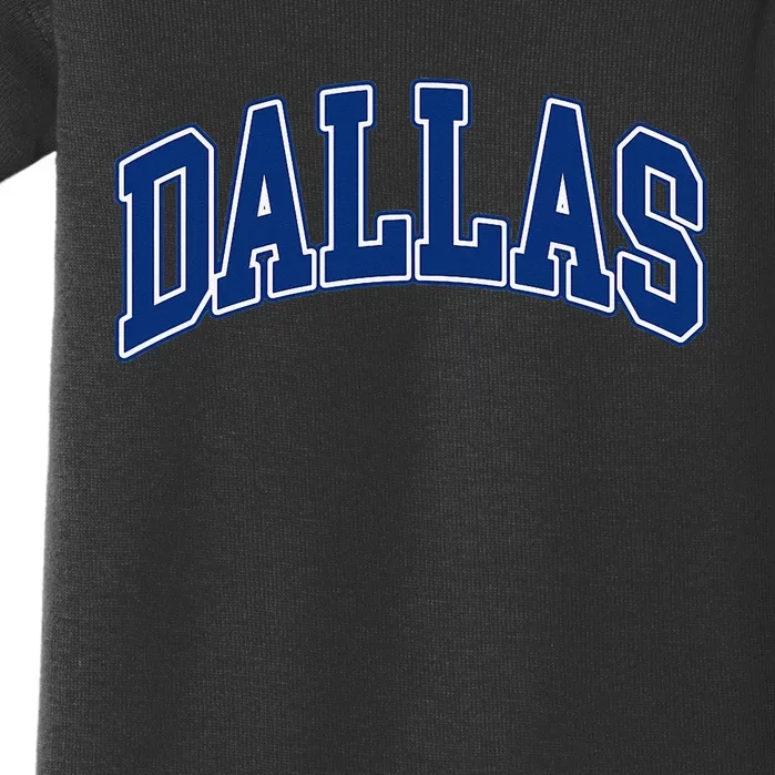 Dallas Texas Throwback Design Classic Baby Bodysuit