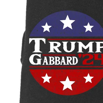 Donald Trump Tulsi Gabbard 2024 Conservative Us Flag Doggie 3-End Fleece Hoodie