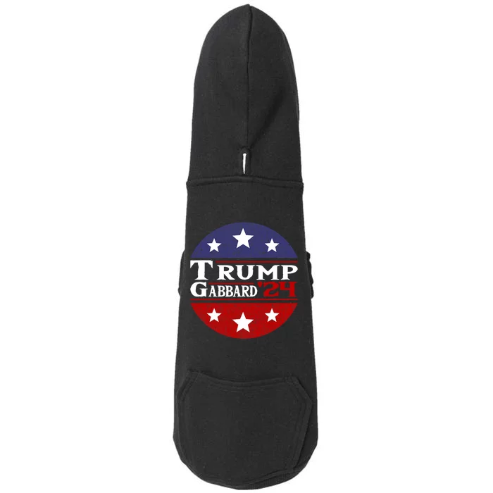 Donald Trump Tulsi Gabbard 2024 Conservative Us Flag Doggie 3-End Fleece Hoodie