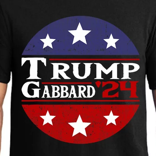 Donald Trump Tulsi Gabbard 2024 Conservative Us Flag Pajama Set