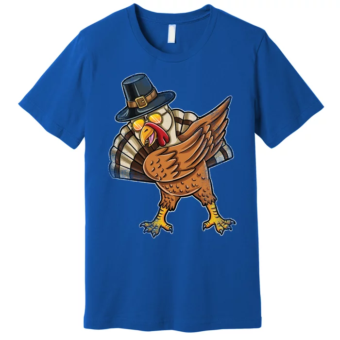 Dabbing Turkey Thanksgiving Thanksgiving Meaningful Gift Premium T-Shirt