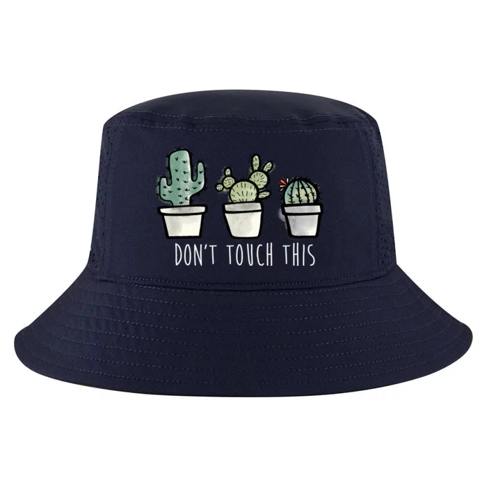 Don't Touch This Funny Cactus Cool Comfort Performance Bucket Hat