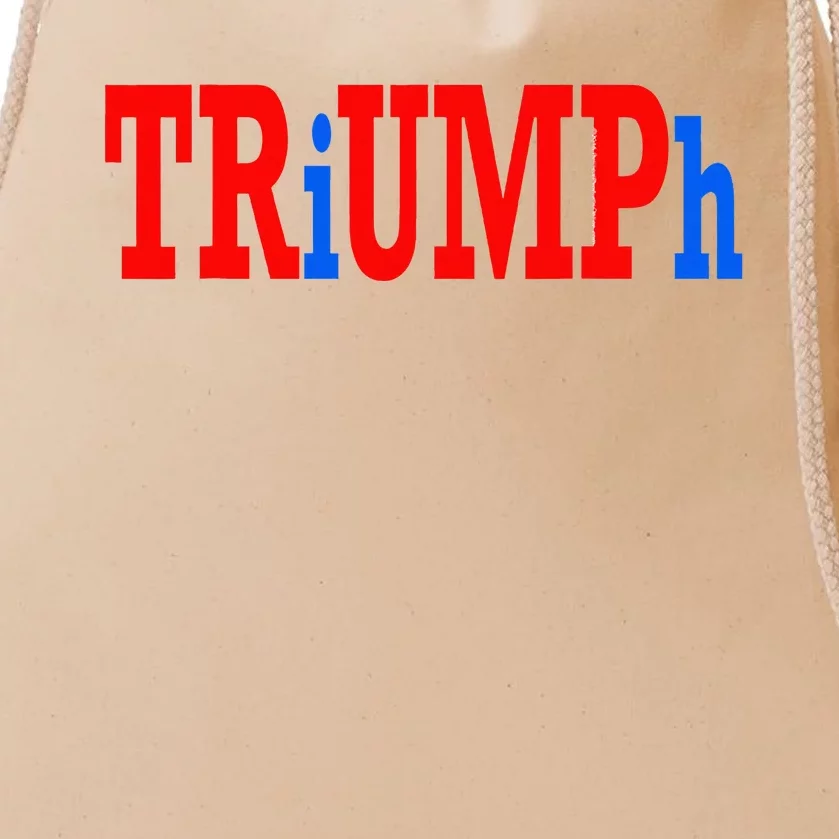 Donald Trump Triumph Drawstring Bag