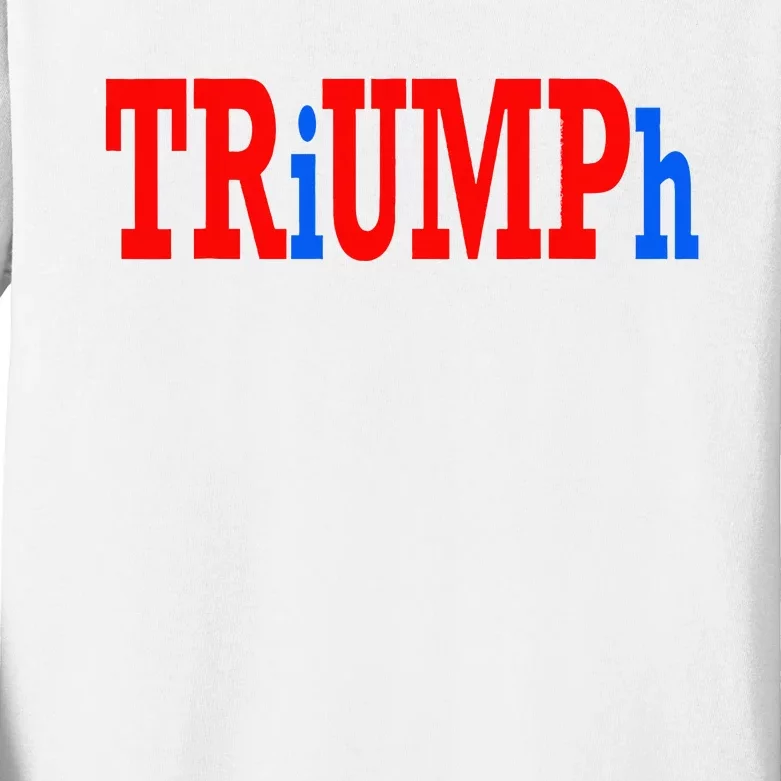 Donald Trump Triumph Kids Long Sleeve Shirt