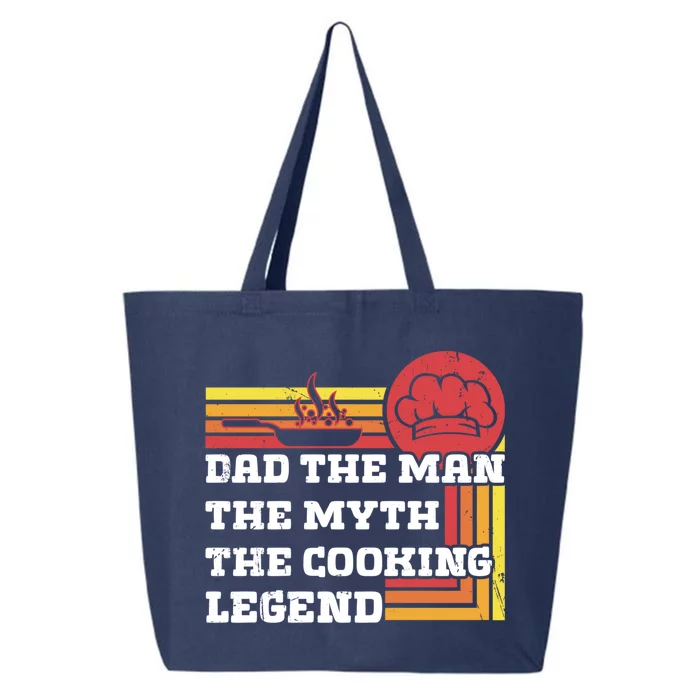 Dad The The Myth Te Cooking Legend Gift 25L Jumbo Tote