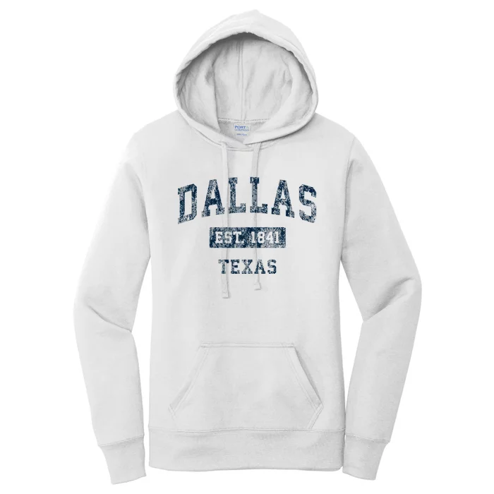 Dallas Texas Tx Vintage Women's Pullover Hoodie