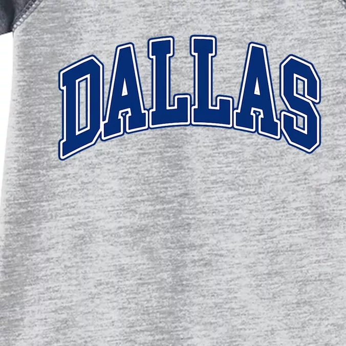 Dallas Texas Throwback Design Print Classic Infant Baby Jersey Bodysuit