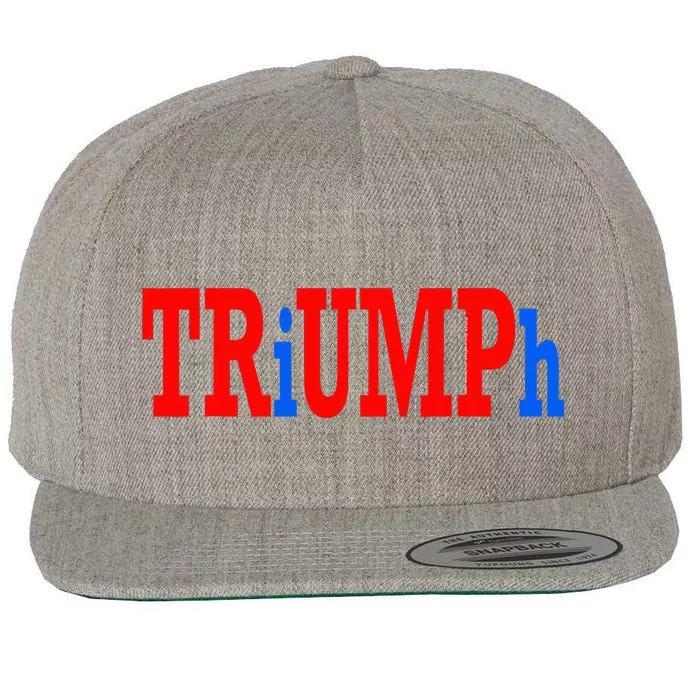 Donald Trump Triumph Wool Snapback Cap