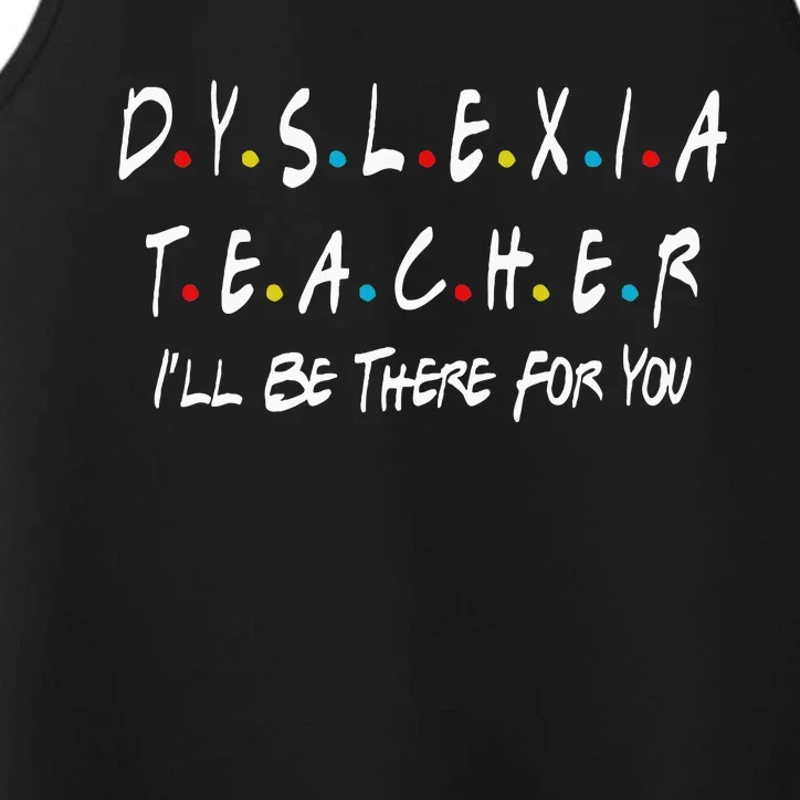 Dyslexia Teacher Therapist Unique Dyslexic Reading Therapy Performance Tank