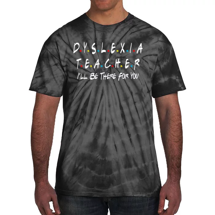 Dyslexia Teacher Therapist Unique Dyslexic Reading Therapy Tie-Dye T-Shirt