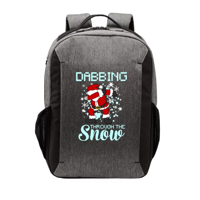 Dabbing Through The Snow Funny Santa Dab Christmas Lover Gift Vector Backpack