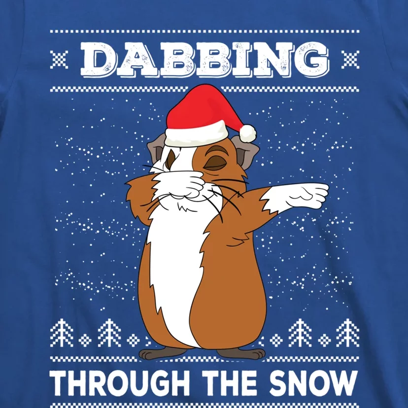 Dabbing Through The Snow Guinea Pig Ugly Christmas Sweater Cool Gift T-Shirt