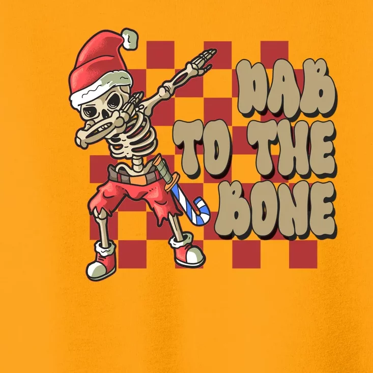 Dab To The Bone Funny Halloween Skeleton Toddler T-Shirt