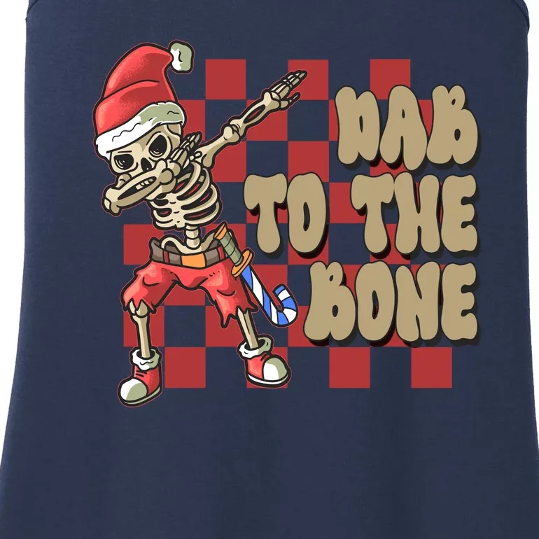 Dab To The Bone Funny Halloween Skeleton Ladies Essential Tank