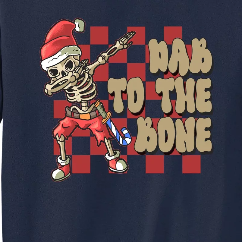 Dab To The Bone Funny Halloween Skeleton Tall Sweatshirt