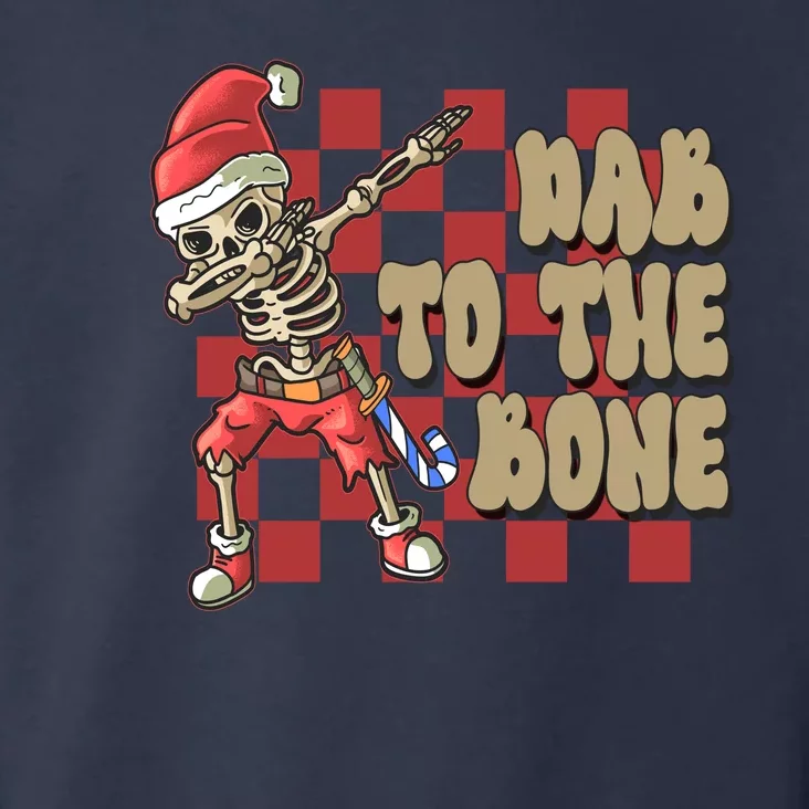 Dab To The Bone Funny Halloween Skeleton Toddler Hoodie