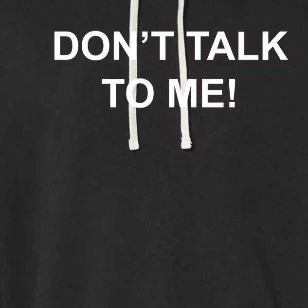 Don't Talk To Me Secret Masked Performer Gift Garment-Dyed Fleece Hoodie