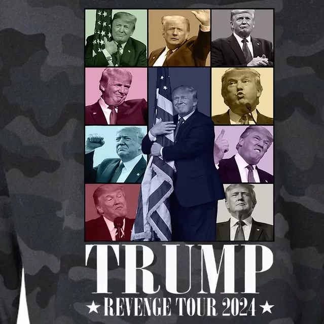 Donald Trump The Revenge 2024 Funny Cropped Pullover Crew