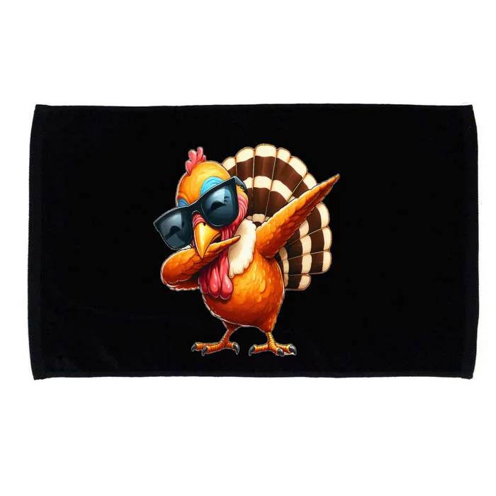 Dabbing Turkey Thanksgiving Day Pilgrim Microfiber Hand Towel