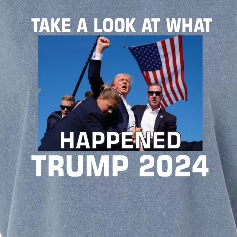 Donald Trump Take A Look What Happened I DonT Die Easily Garment-Dyed Women's Muscle Tee