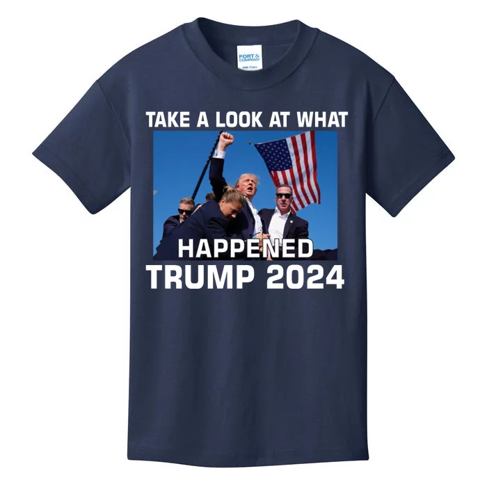 Donald Trump Take A Look What Happened I DonT Die Easily Kids T-Shirt