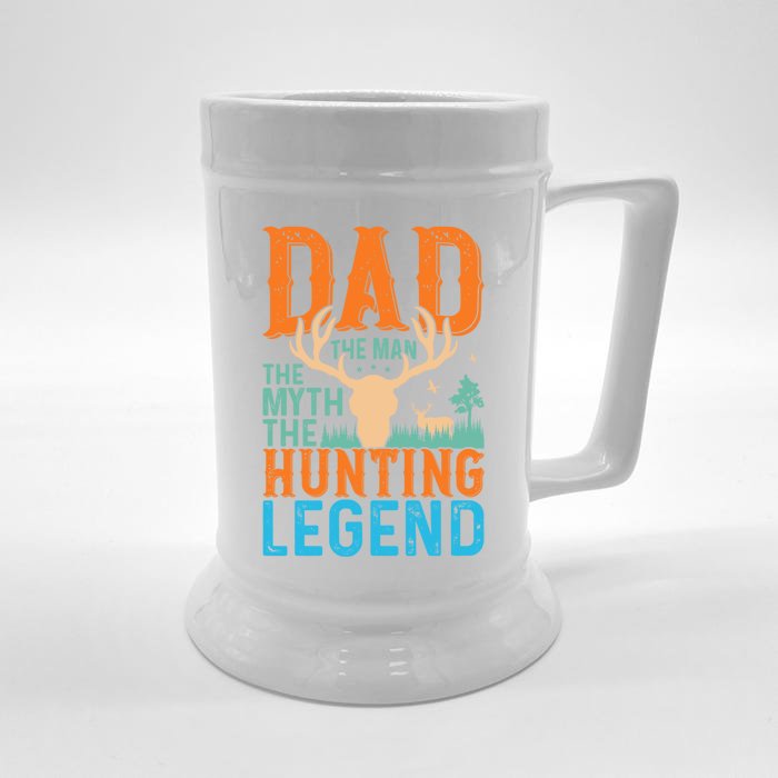 Dad The The Myth The Hunting Legend Gift Front & Back Beer Stein