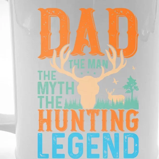 Dad The The Myth The Hunting Legend Gift Front & Back Beer Stein