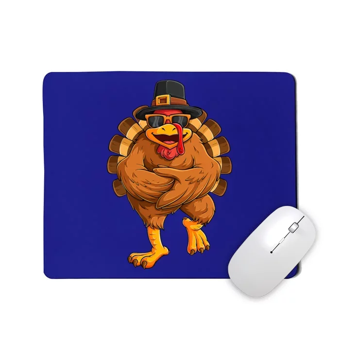 dancing turkey thanksgiving day funny dance Mousepad