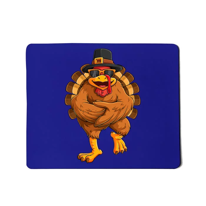 dancing turkey thanksgiving day funny dance Mousepad