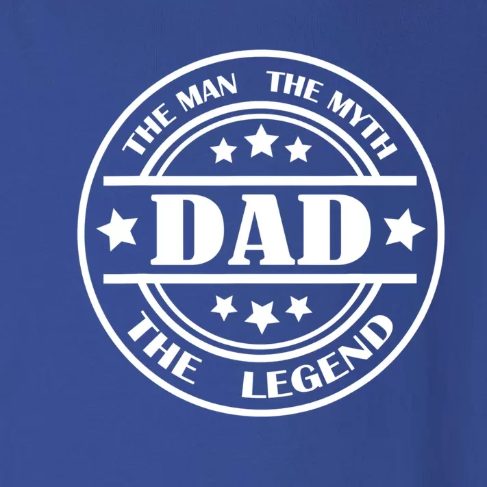 Dad The The Myth The Legend Father`s Day Gift Toddler Long Sleeve Shirt