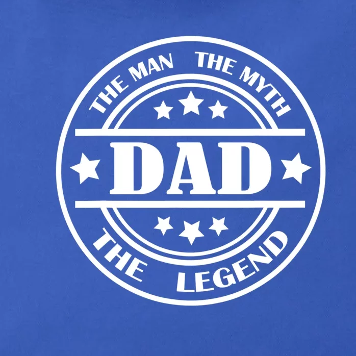 Dad The The Myth The Legend Father`s Day Gift Zip Tote Bag