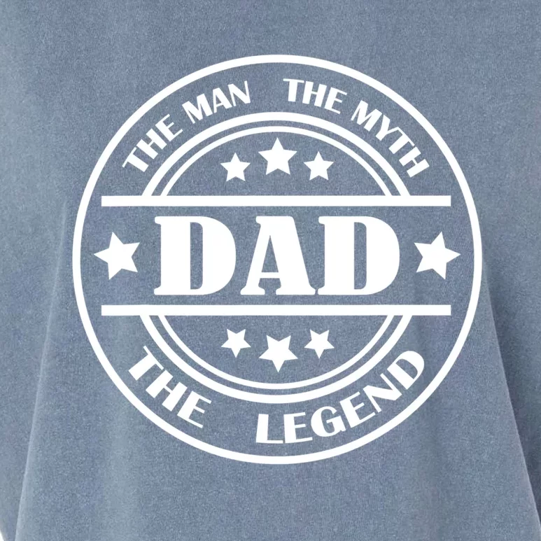 Dad The The Myth The Legend Father`s Day Gift Garment-Dyed Women's Muscle Tee