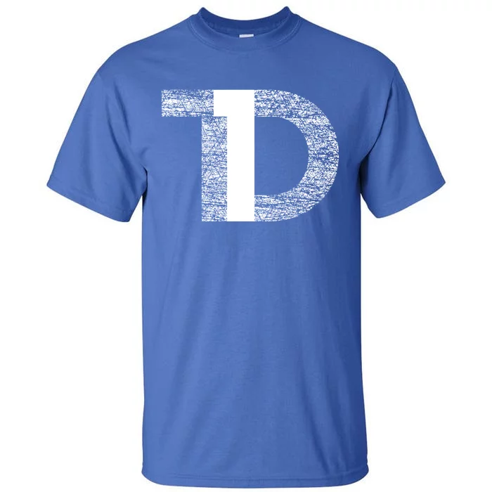 Distressed T1d Type One Diabetes Awareness Great Gift Tall T-Shirt