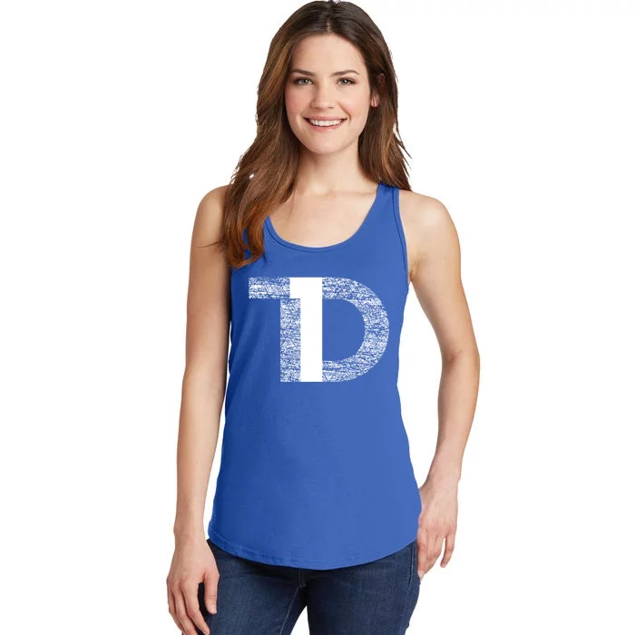 Distressed T1d Type One Diabetes Awareness Great Gift Ladies Essential Tank