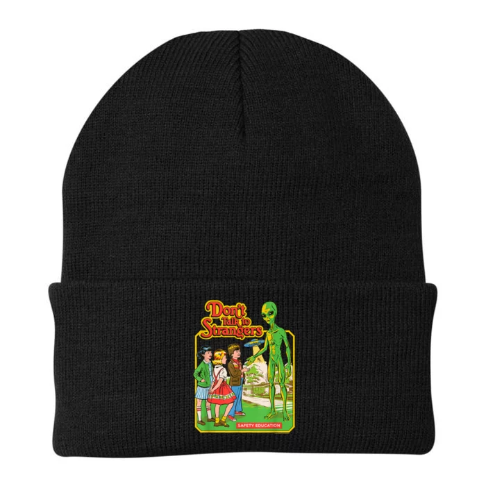 Dont Talk To Strangers Knit Cap Winter Beanie