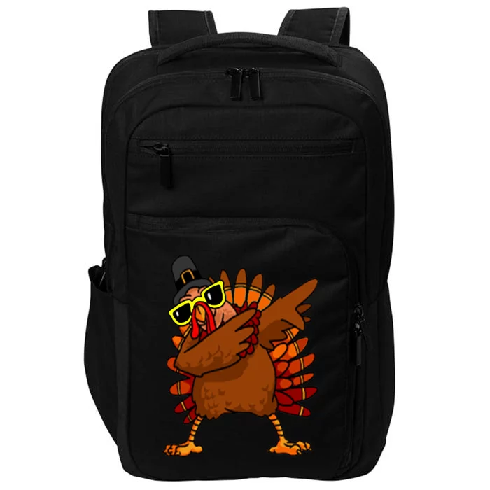 Dabbing Turkey, Thanksgiving Funny Cute Impact Tech Backpack