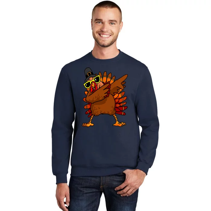 Dabbing Turkey, Thanksgiving Funny Cute Sweatshirt